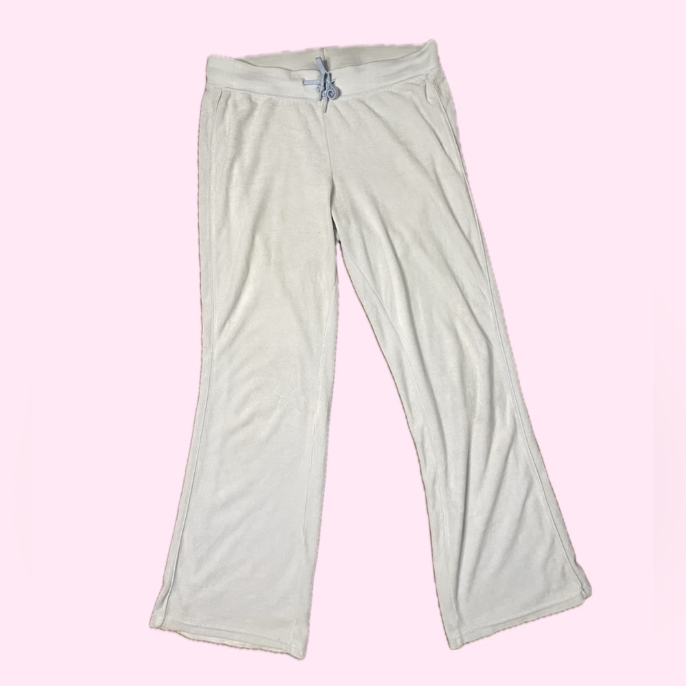 Baby Blue Velour Sweatpants